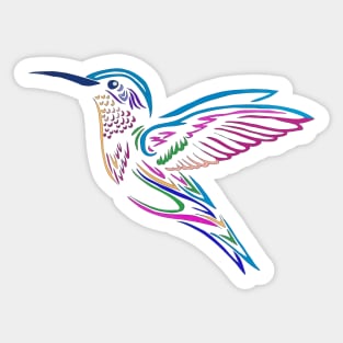 Humming Bird Sticker